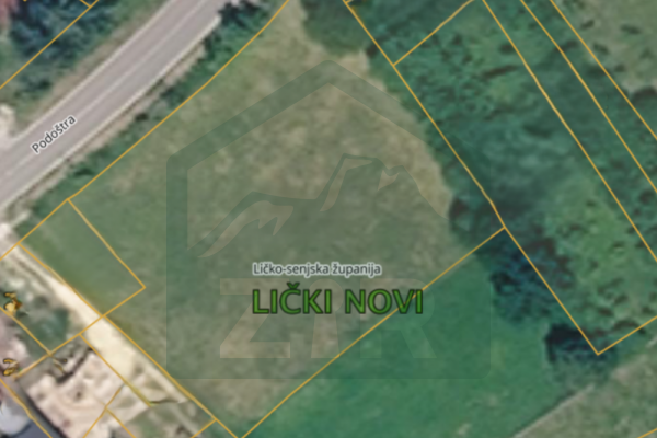 Podoštra, Gospić – building land, 2,200 m²